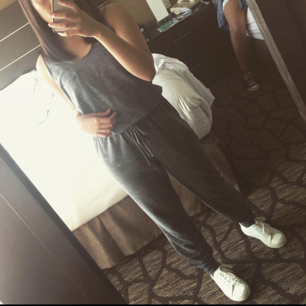 Banana Republic Gray jumpsuit | romper | onepiece